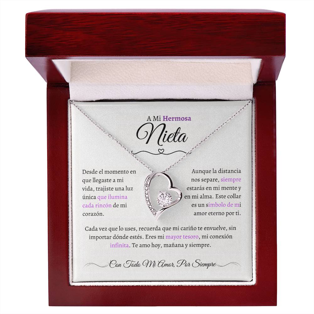 Regalo para Nieta - El Capítulo Más Hermoso - Collar Nudo de Amor