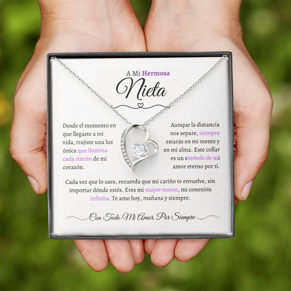 Regalo para Nieta - El Capítulo Más Hermoso - Collar Nudo de Amor