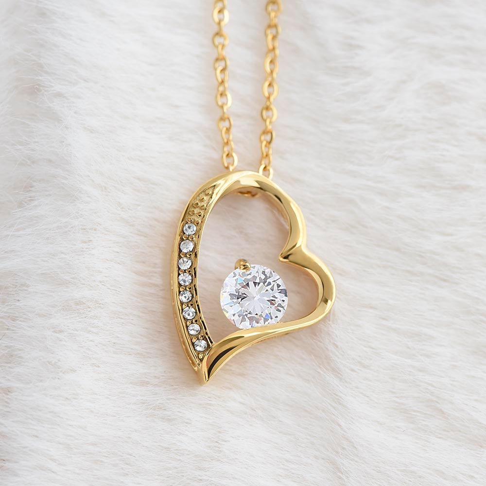 Husband to Wife Necklace with Message Card – “You Are My Peace” – Romantic Anniversary Gift, Birthday Gift, Valentine's Gift, Marriage Gift