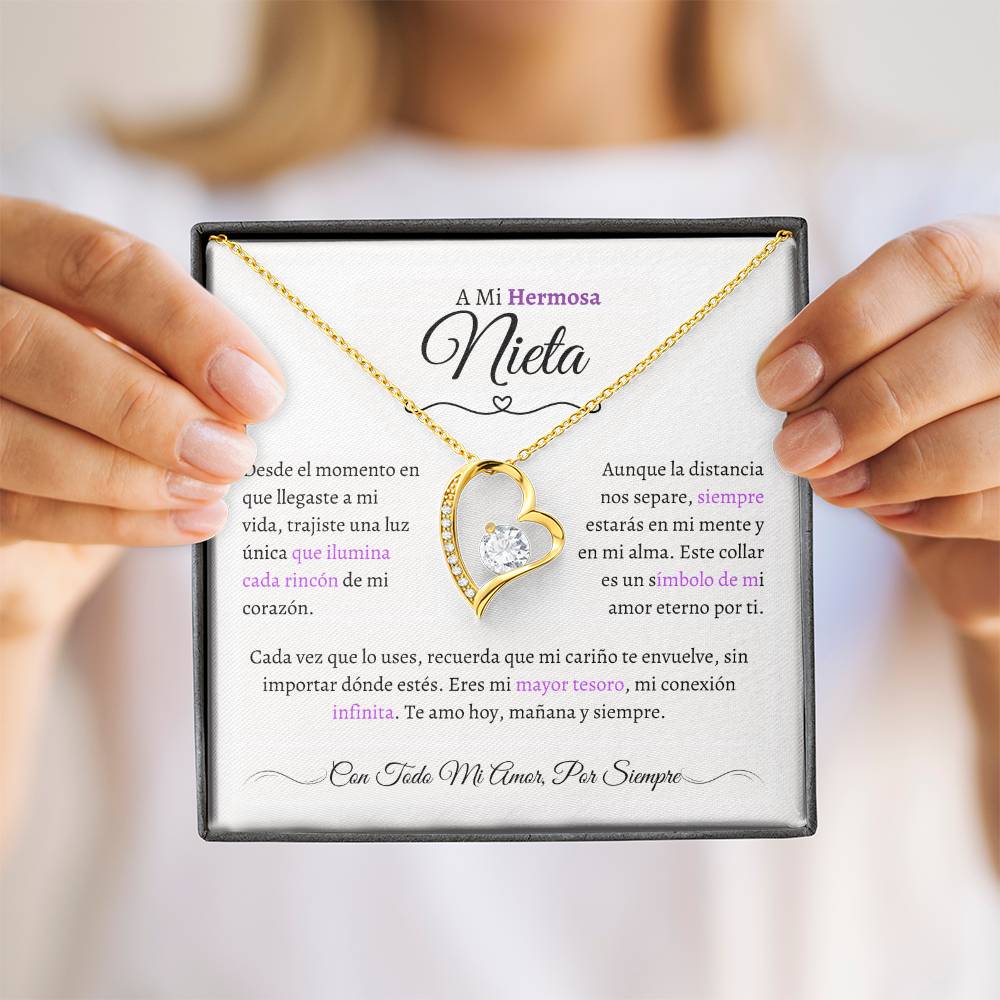 Regalo para Nieta - El Capítulo Más Hermoso - Collar Nudo de Amor